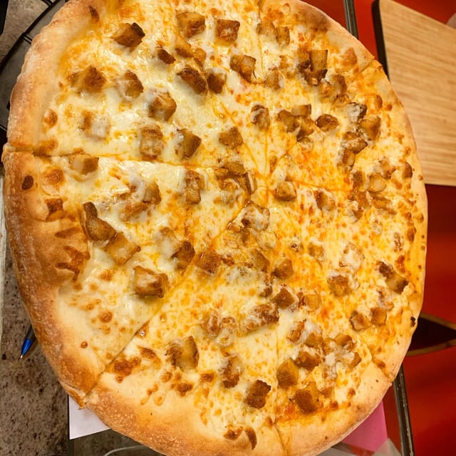 Buffalo Chicken Pizza.
